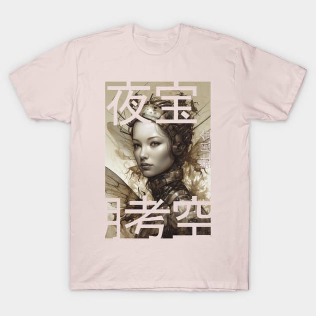 Cyborg Geisha T-Shirt by obstinator